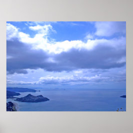 パウアヌイ北を望む白山 ポスター