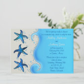 パウア シェル スターフィッシュ 結婚式後披露宴のみ 2 招待状 (スタンド正面)
