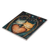 パウィスティーインラブコージートゥーズイラストレーション タイル (側面)