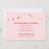 パウィティ誕生日犬への時間 招待状 (裏面)