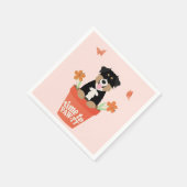 パウィティ・オーストラリア・シェパード・ドッグまでの時間 スタンダードカクテルナプキン (角)