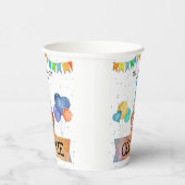 パウィーゴールデンレトリエバードッグパピー誕生日 紙コップ (右)