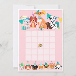 パウィー子犬の生まれたビンゴクラッド 招待状