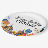 パウィー犬の子犬の誕生日パーティーを許可 ペーパープレート (アングル)