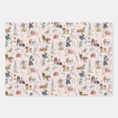 パウィー犬の子犬の誕生日パーティーを許可 ラッピングペーパーシート (正面2)