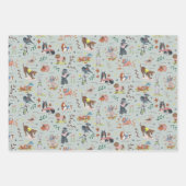 パウィー犬の子犬の誕生日パーティーを許可 ラッピングペーパーシート (正面)