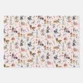 パウィー犬の子犬の誕生日パーティーを許可 ラッピングペーパーシート (正面2)