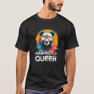 パウェット同性愛者パンダサングラスデミギルプレ Tシャツ