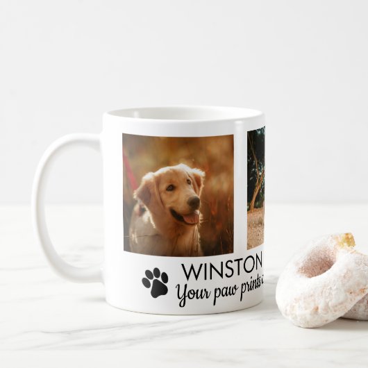 パウェプリントドッグメモリアル写真コーヒーマグ コーヒーマグカップ (ドーナツ)
