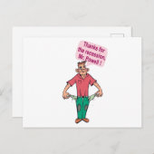 パウエルさん、景気後退ありがとうございます ポストカード (正面/裏面)