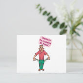 パウエルさん、景気後退をありがとう ポストカード (スタンド正面)