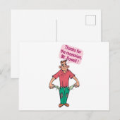 パウエルさん、景気後退をありがとう ポストカード (正面/裏面)