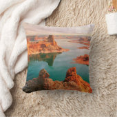パウエルアリゾナ湖 クッション (ブランケット)