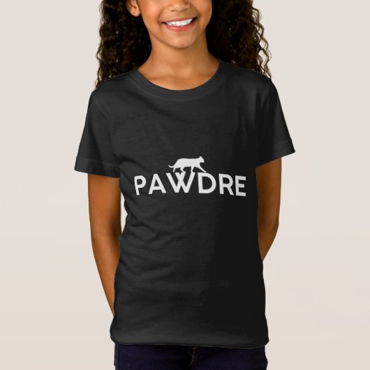 パウエルキャットパパ父の日恋人 Tシャツ (正面)