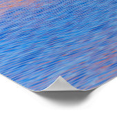 パウエル湖での崖の反射 | Glen Canyon, UT ポスター (角)