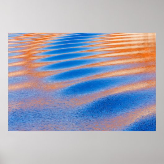 パウエル湖での崖の反射 | Glen Canyon, UT ポスター (正面)