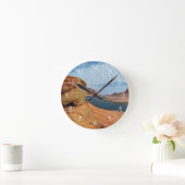 パウエル湖の風景 ラウンド壁時計 (ホーム)