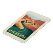 パウエル湖 | アリゾナ&ユタ マグネット (左側)