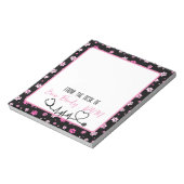 パウカラフルプリント獣医 ノートパッド (回転)