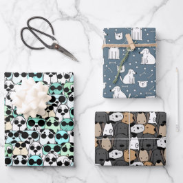 パウサムドッグスパレード ラッピングペーパーシート