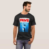 パウス犬パロディテニスボール Tシャツ (正面フル)