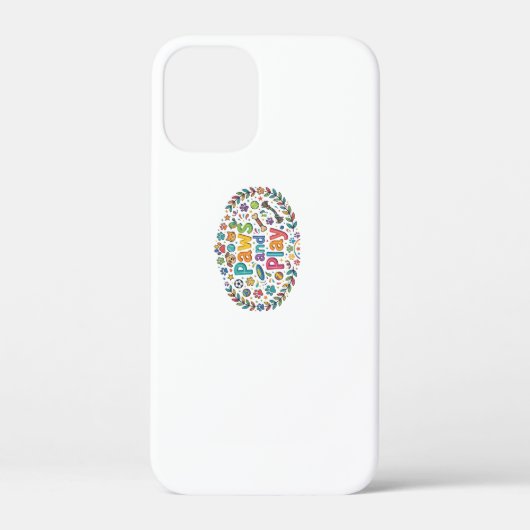 パウズ アンド プレイ Case-Mate iPhoneケース (裏面)