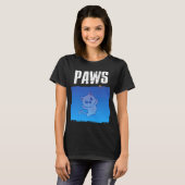 パウズ キャット アンド マウス 猫 Tシャツ (正面フル)