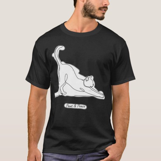 パウズ&ピース Tシャツ (正面)