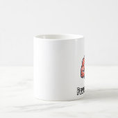 パウズ＆プランクス 筋肉犬のフィットネスポスター コーヒーマグカップ (中央)