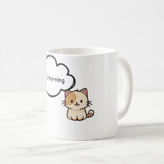 パウズ&リラックス:かわいい黒白猫コーヒー コーヒーマグカップ