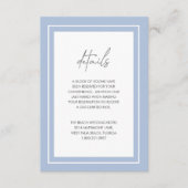 パウダはっきりしたー縁どモダンーの エンクロージャーカード (正面)