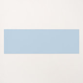 パウダエレガントーパーソナライズされたブルー名ヨガマット ヨガマット (裏面(横))