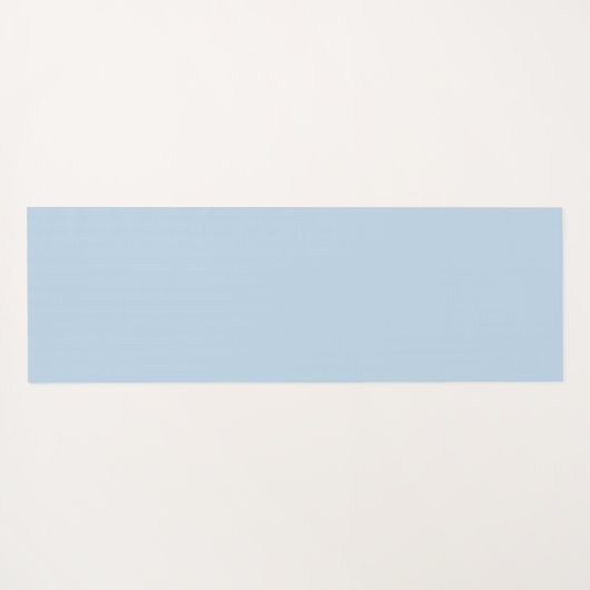 パウダエレガントーパーソナライズされたブルー名ヨガマット ヨガマット (裏面(横))