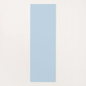 パウダエレガントーパーソナライズされたブルー名ヨガマット ヨガマット (裏面)