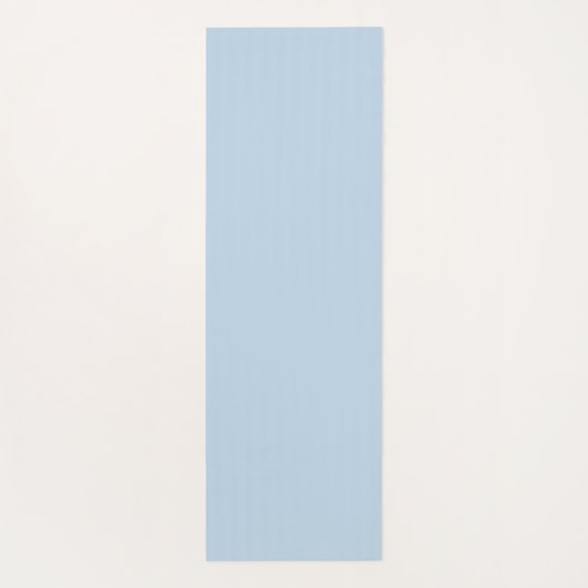 パウダエレガントーパーソナライズされたブルー名ヨガマット ヨガマット (裏面)