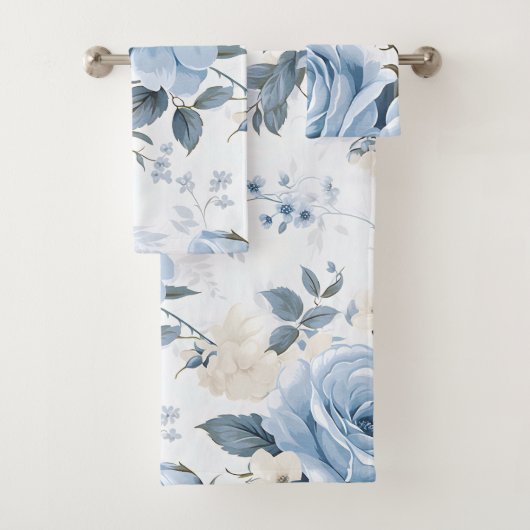 パウダモダンーエレガントブルーネイビー バスタオルセット (インサイチュ)