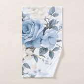 パウダモダンーエレガントブルーネイビー バスタオルセット (ハンドタオル)