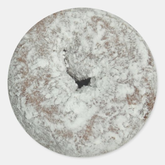 パウダースガードーナツ丸い光沢シール ラウンドシール (正面)