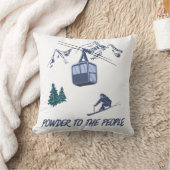 パウダートザピープルスキーリゾート クッション (ブランケット)