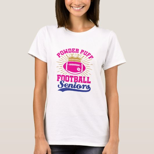 パウダーパフサッカーシニア Tシャツ (正面)