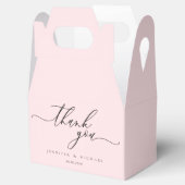 パウダーピンクScripted Thank フェイバーボックス (オープン)