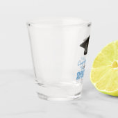 パウダーブルーおめでとう大学卒業生 ショットグラス (左)