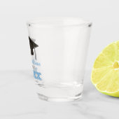 パウダーブルーおめでとう大学卒業生 ショットグラス (右)