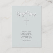 パウダーブルーにバプテスマロザリオ 名刺 (裏面)