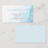 パウダーブルーウォーター洗剤 エンクロージャーカード (正面/裏面)