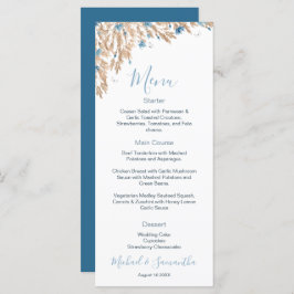 パウダーブルーカントリー結婚フィールド メニュー