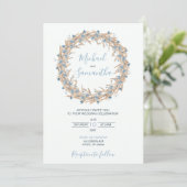 パウダーブルーカントリー結婚フィールド 招待状 (スタンド正面)