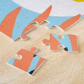 パウダーブルーフローラ ジグソーパズル (側面)