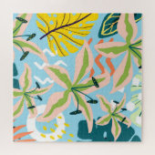 パウダーブルーフローラ ジグソーパズル (横)