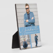 パウダーブルー卒業写真 フォトプラーク (側面)